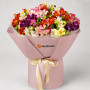Букет из 25 разноцветных альстромерий